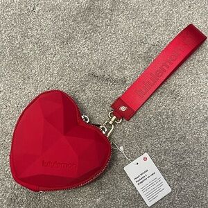 Lululemon Heart Wristlet Oxford Red